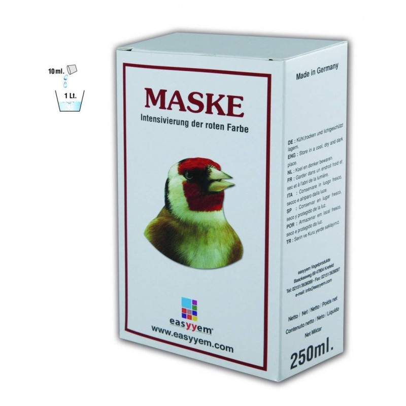 DLC 02/26 Maske, colorant rouge liquide 500ml - Easyyem DLC 02/26 Maske, colorant rouge liquide 500ml - Easyyem