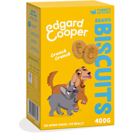 DLC 10/01/2026 Biscuit Dinde et Poulet 400gr - Edgard & Cooper à 7,00 € - Edgard & Cooper - 46928 - Vente Flash