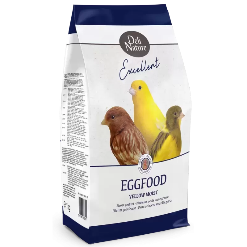 DLC 02/26 Patée aux oeufs jaune grasse 1kg - Deli Nature DLC 02/26 Patée aux oeufs jaune grasse 1kg - Deli Nature
