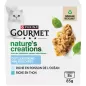 DLC 01/26 - Nature's Créations - Au poisson 8x85gr - Gourmet à 9,99 € - Purina - 12425903 - Vente Flash