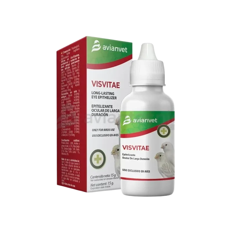 Étiquette endommagée - Visvitae Eye drops 15ml - Avianvet Étiquette endommagée - Visvitae Eye drops 15ml - Avianvet