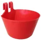 Mangeoire ou Abreuvoir arrondi 300ml Rouge à 1,25 € - Gaun - 30145 - Mangeoires