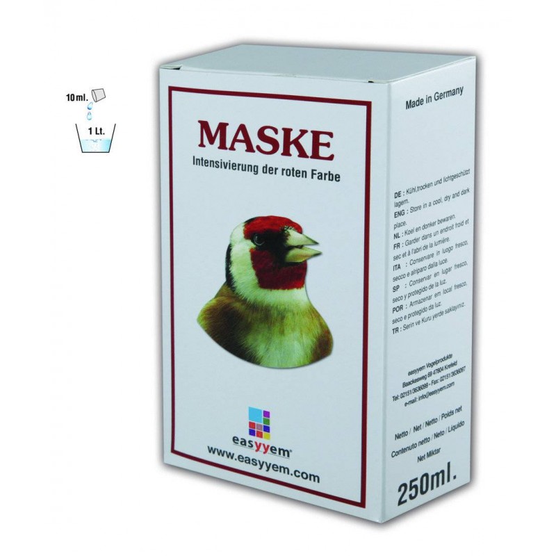 Maske, colorant rouge liquide 250ml - Easyyem EASY-MASK250 Easyyem 18,65 € Ornibird