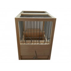 Cage de chant en bois 21x24x16cm - 15,95 € - Grizo - 5400170007987 - Ornibird SRL