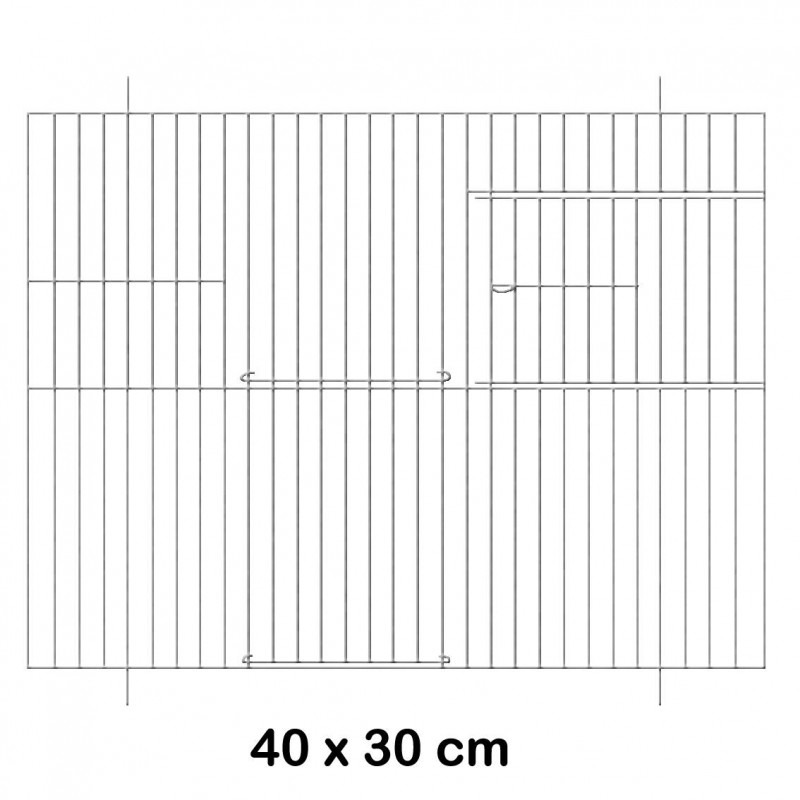Façade de cage en métal 40x30cm - Fauna 14602 Fauna BirdProducts 9,55 € Ornibird Façade de cage en métal 40x30cm - Fauna 14602 Fauna BirdProducts 9,55 € Ornibird