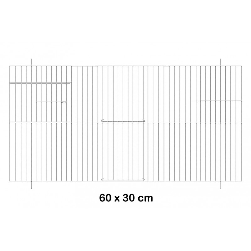 Façade de cage en métal 60x30cm - Fauna 14622 Fauna BirdProducts 14,15 € Ornibird Façade de cage en métal 60x30cm - Fauna 14622 Fauna BirdProducts 14,15 € Ornibird