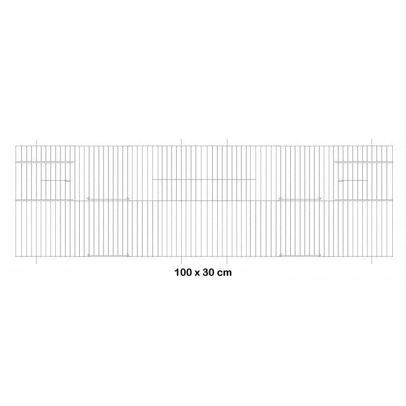 Façade de cage en métal 100x30cm - Fauna 14652 Fauna BirdProducts 25,05 € Ornibird Façade de cage en métal 100x30cm - Fauna 14652 Fauna BirdProducts 25,05 € Ornibird