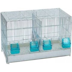 Cage Cova avec tiroir en plastique et 2 compartiments 55x32x36cm 111015000 Domus Molinari 38,95 € Ornibird