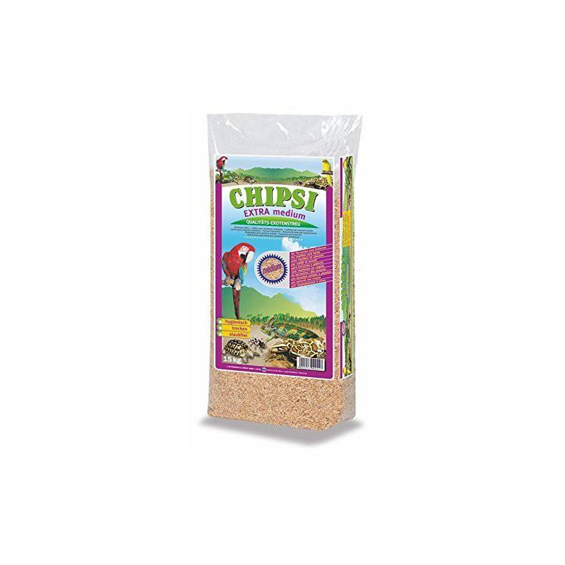 Copeaux de Hêtre broyé 6mm Extra Medium 15kg - Chipsi Copeaux de Hêtre broyé 6mm Extra Medium 15kg - Chipsi