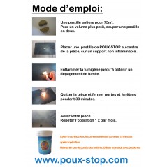 Fumigène Anti-Poux - 3 Pastilles - Poux-Stop POUX-STOP Poux Stop 15,13 € Ornibird