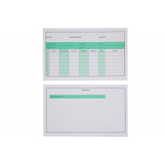Fiche d'elevage par couple 13x7,6cm - 25 pièces - 4,95 € - Grizo - 8713864102644 - Ornibird SRL