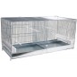 Cage Domus Molinari Métal 2 Compartiments 90x40x45cm Cage Domus Molinari Métal 2 Compartiments 90x40x45cm