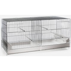 1PC fer Cage mangeoire à oiseaux maille grille Tube oiseaux Cage ménage  oiseaux nourriture conteneur animal de compagnie 