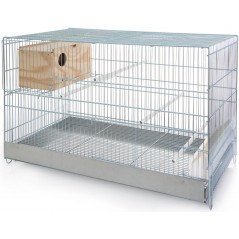 Cage Cova pour inséparables avec nid 46x40,5x71cm - Benelux à 143,75 € - Domus Molinari - 1560072 - Cages