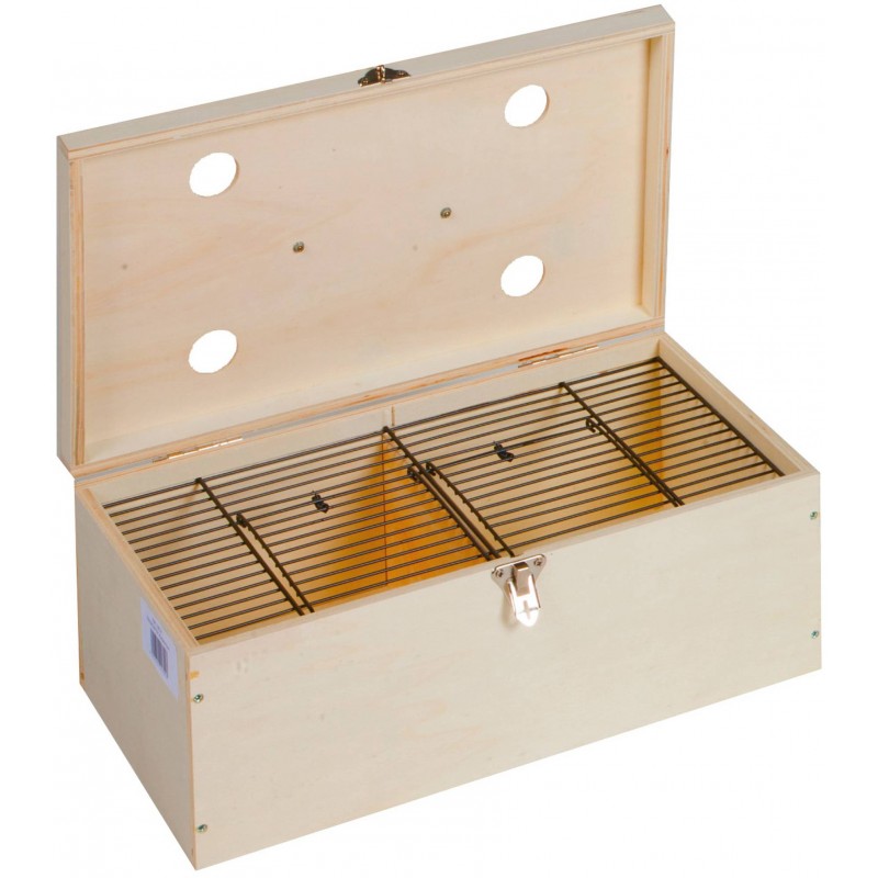 Cageot fermé en bois pour oiseaux 42x24x16cm Cageot fermé en bois pour oiseaux 42x24x16cm