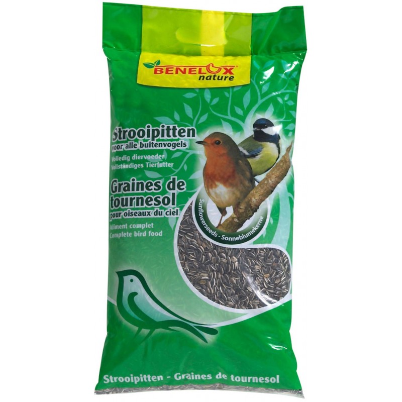 Graines de Tournesol hiver pour oiseaux de la nature 3kg - Benelux 1166003 Kinlys 6,95 € Ornibird