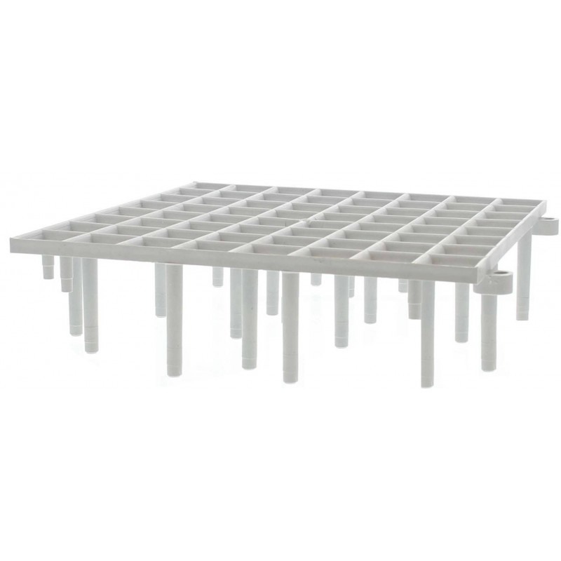 Caillebotis en plastique 16 pièces 25x25x6,8cm 26125 Natural 26,25 € Ornibird