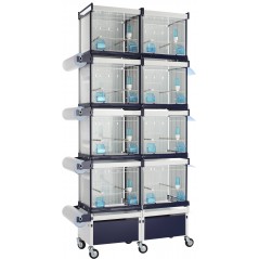 Batterie de cages Girasole ART.66 avec système papier - Italgabbie - 429,89 € - Italgabbie -  - Ornibird SRL