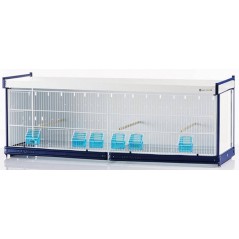 Batterie de cages Angelica ART.74 avec système papier - Italgabbie - 479,16 € - Italgabbie -  - Ornibird SRL