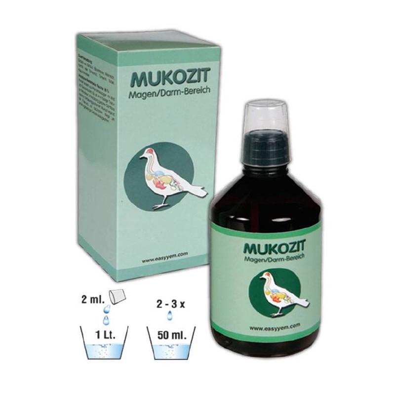 Mukozit, renforce la flore intestinale 500ml - Easyyem EASY-MUZ500 Easyyem 35,30 € Ornibird