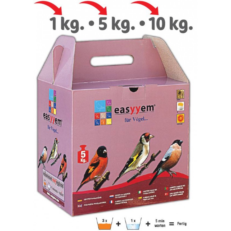 Patée aux oeufs pour indigènes 5kg - Easyyem EASY-PIND5 Easyyem 32,30 € Ornibird