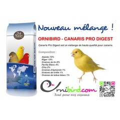 ORNIBIRD - CANARIS PRO DIGEST 20kg, mélange haute qualité pour canaris - Deli-Nature 700126 Deli Nature 36,95 € Ornibird