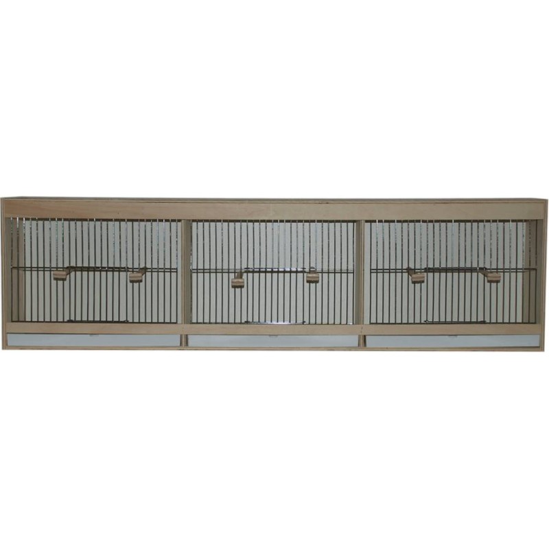 Cage d'entrainement avec tiroir en façade - 3 compartiments 87201131 Ost-Belgium 54,95 € Ornibird
