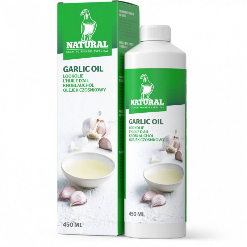 Garlic oil 450ml - Natural Pigeons 30009 Natural 15,95 € Ornibird