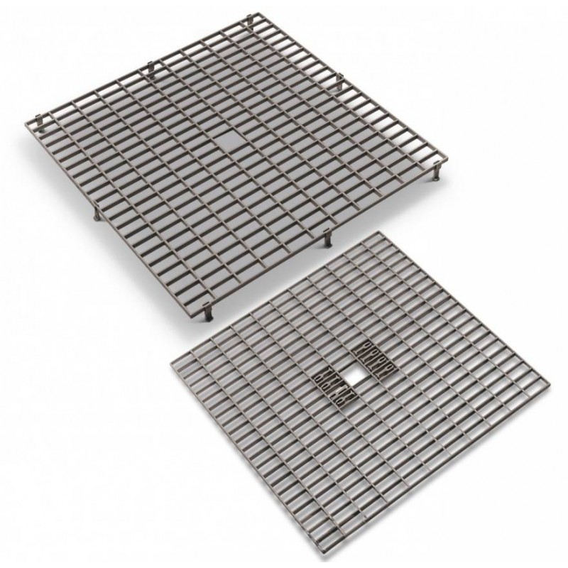 Caillebotis - Grilles en plastique 38x38cm avec pieds amovibles 26129 Natural 3,80 € Ornibird