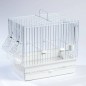 Cage Cardellina Blanche avec tiroir et grille de fond 27,5 x 17 x 24,5cm - S.T.A. Soluzioni Cage Cardellina Blanche avec tiroir et grille de fond 27,5 x 17 x 24,5cm - S.T.A. Soluzioni