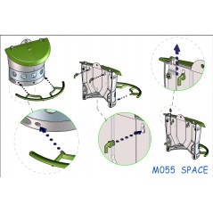 Mangeoire SPACE Bird Feeder - S.T.A. Soluzioni - 20,00 € - S.T.A. Soluzioni - 1521310000751 - Ornibird SRL