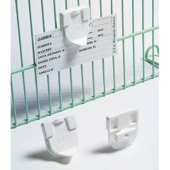 Support en plastique pour fiche d'élevage - S.T.A. Soluzioni - 0,70 € - S.T.A. Soluzioni - 1521389409899 - Ornibird SRL
