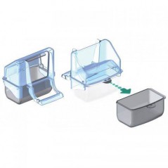 Mangeoire Magic Bleu avec tiroir - S.T.A. Soluzioni - 2,55 € - S.T.A. Soluzioni - 1518980705390 - Ornibird SRL
