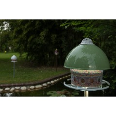Mangeoire extérieure Space GARDEN - Modèle Vert - S.T.A. Soluzioni à 38,95 € - S.T.A. Soluzioni - M057VERDE - Mangeoires