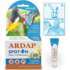 Ardap Spot-On protects against lice in birds 2 x 4ml - Quiko 77390 Quiko 15,35 € Ornibird