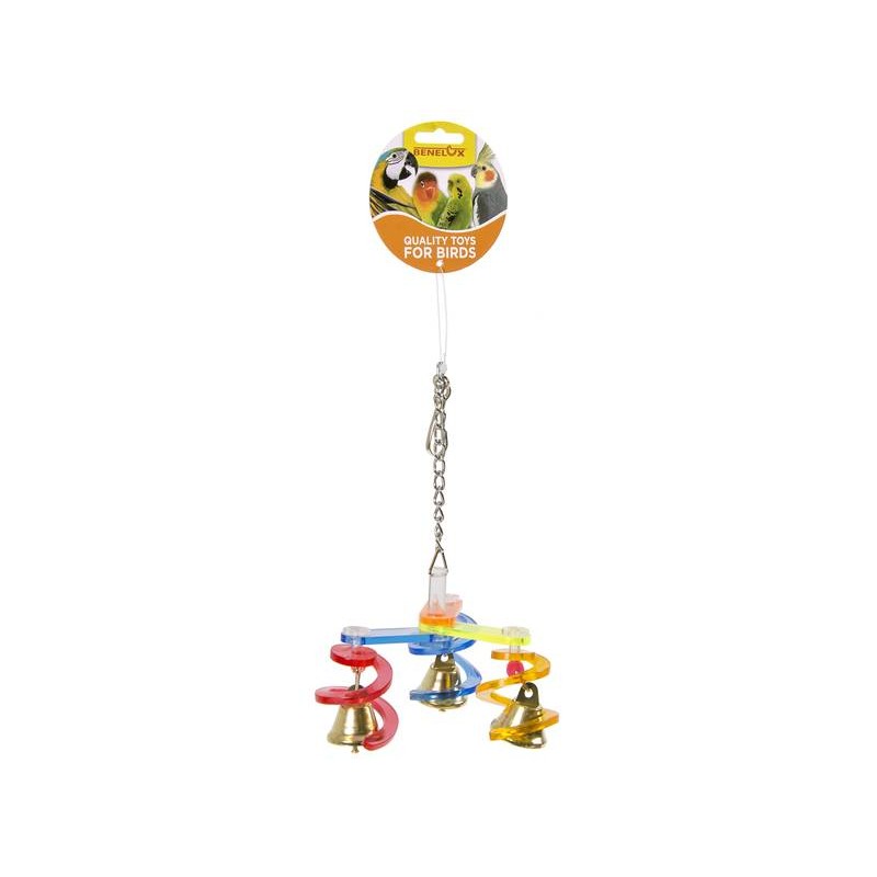 Toy Trio acrylic bells spiral 14034 Kinlys 8,95 € Ornibird