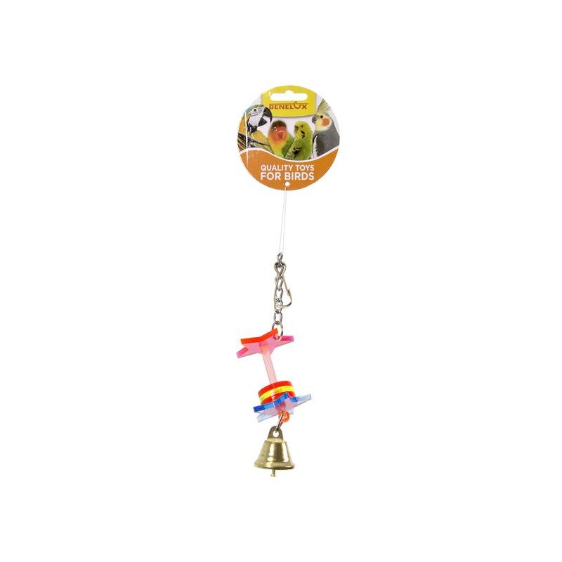 Toy Pendant acrylic with bell 14033 Kinlys 5,95 € Ornibird