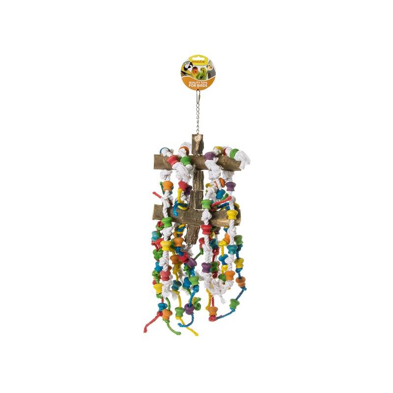Toy Pole double wood with rope knots 14012 Kinlys 32,95 € Ornibird