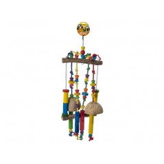 Jouet Perche avec corde à noeuds et échelle de noix de coco 14011 Kinlys 42,95 € Ornibird