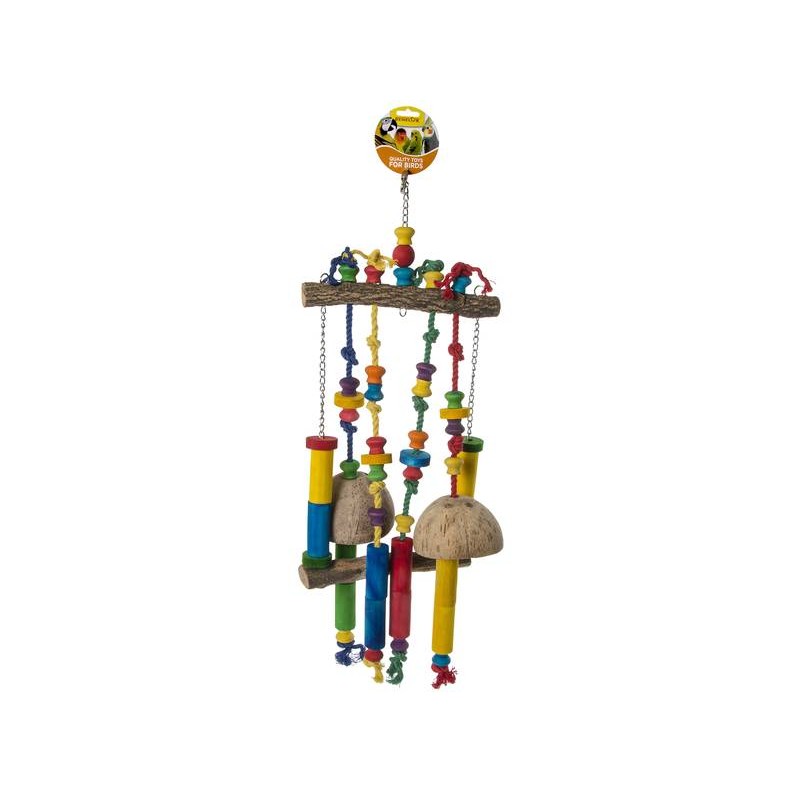 Toy Perch with rope knots and scale of coconut 14011 Kinlys 42,95 € Ornibird