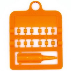 Bagues fendues E-Z par 12 pièces - Taille: 3 mm - Couleur: Orange Fluo 850SR3-Fluo Orange Rings 4 Wings 2,00 € Ornibird