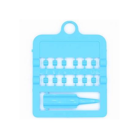 Bagues fendues E-Z par 12 pièces - Taille: 3 mm - Couleur: Bleu Ciel à 2,00 € - Rings 4 Wings - 850SR3-Light Blue - 3 mm