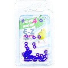 Bagues élastiques E-Z par 50 pièces - Taille: 2mm - Couleur: Violet 880ERR02-Violet Rings 4 Wings 6,50 € Ornibird