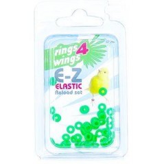 Bagues élastiques E-Z par 50 pièces - Taille: 3mm - Couleur: Vert 880ERR03-Green Rings 4 Wings 6,50 € Ornibird