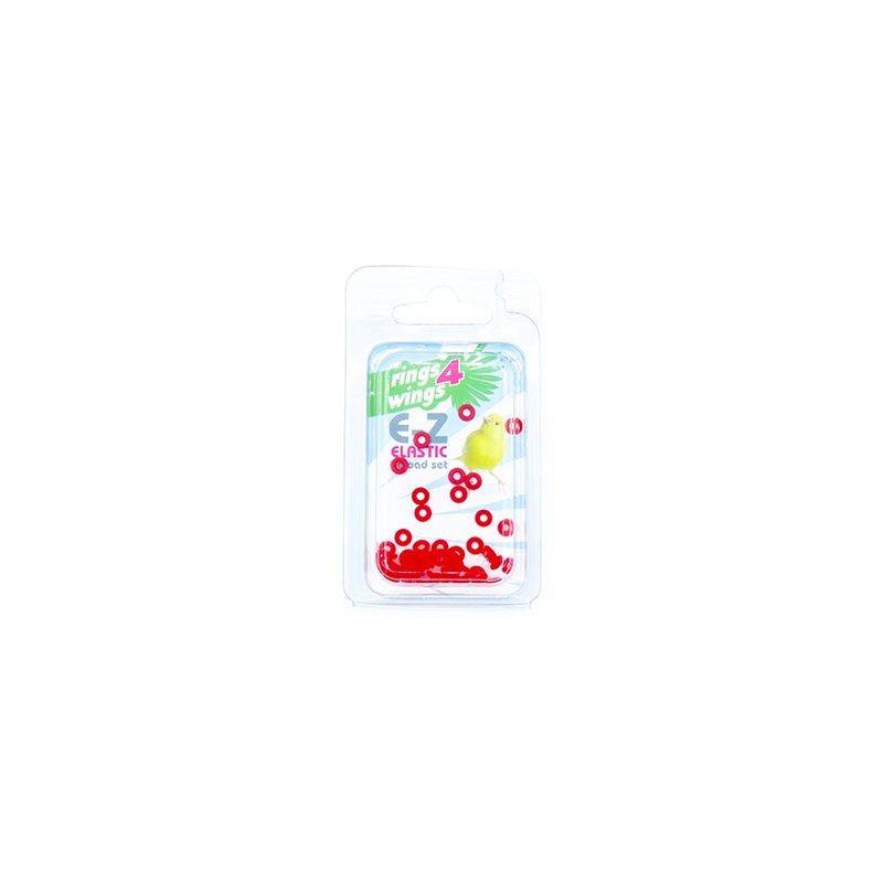 Bagues élastiques E-Z par 50 pièces - Taille: 3.5mm - Couleur: Rouge Bagues élastiques E-Z par 50 pièces - Taille: 3.5mm - Couleur: Rouge