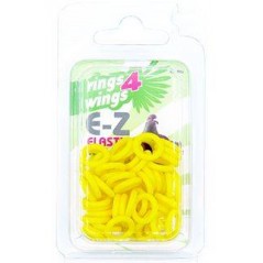 Bagues élastiques E-Z par 50 pièces - Taille: 8 mm - Couleur: Jaune 880ERR08-Yellow Rings 4 Wings 5,95 € Ornibird