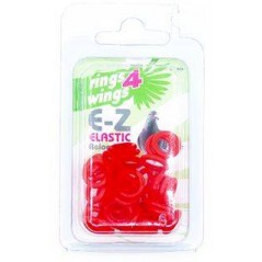 Bagues élastiques E-Z par 50 pièces - Taille: 8 mm - Couleur: Rouge 880ERR08-Red Rings 4 Wings 6,50 € Ornibird