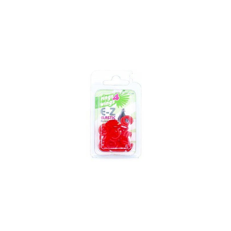 Bagues élastiques E-Z par 50 pièces - Taille: 8 mm - Couleur: Rouge 880ERR08-Red Rings 4 Wings 5,95 € Ornibird Bagues élastiques E-Z par 50 pièces - Taille: 8 mm - Couleur: Rouge 880ERR08-Red Rings 4 Wings 5,95 € Ornibird