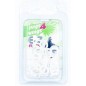 Bagues élastiques E-Z par 50 pièces - Taille: 8 mm - Couleur: Blanc Bagues élastiques E-Z par 50 pièces - Taille: 8 mm - Couleur: Blanc