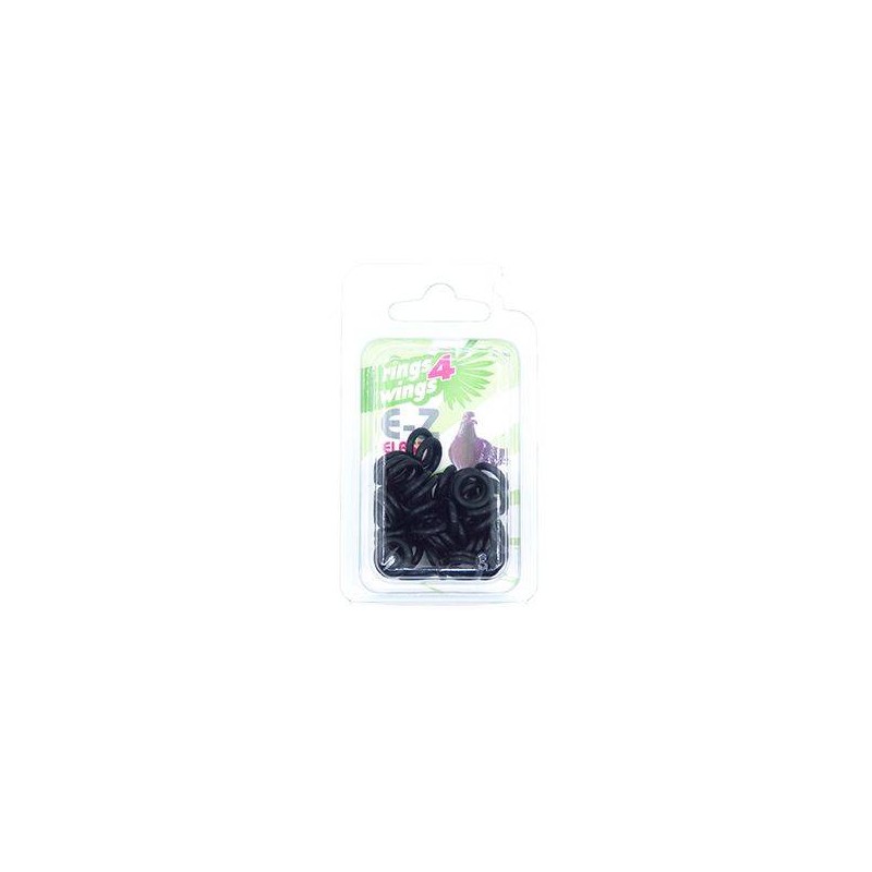 Bagues élastiques E-Z par 50 pièces - Taille: 8 mm - Couleur: Noir 880ERR08-Black Rings 4 Wings 5,95 € Ornibird Bagues élastiques E-Z par 50 pièces - Taille: 8 mm - Couleur: Noir 880ERR08-Black Rings 4 Wings 5,95 € Ornibird